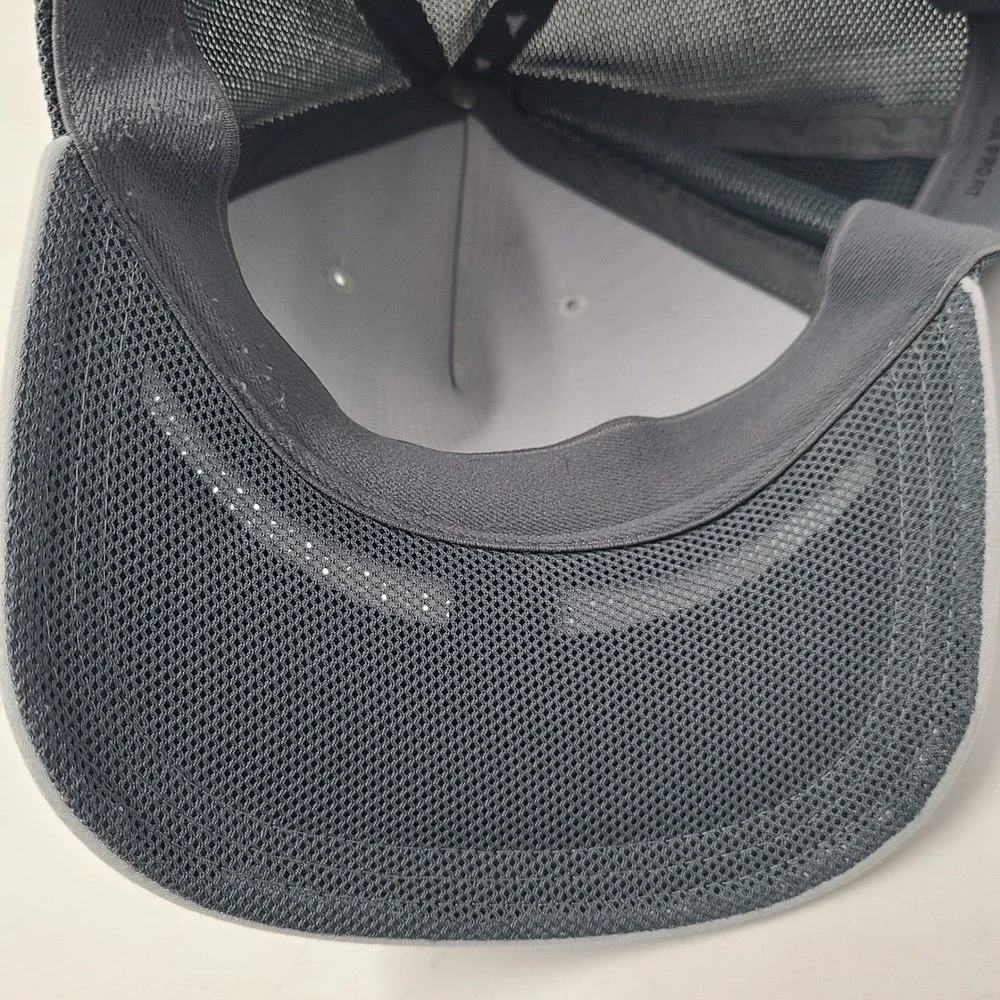 Under Armour Hat Snapback Trucker Mesh Gray Project‎ Rock Brahma Bull Logo Men
